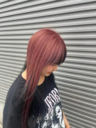 ロング カラー ベージュカラー⌇﻿ くびれヘア.𐙚心音のヘアスタイル