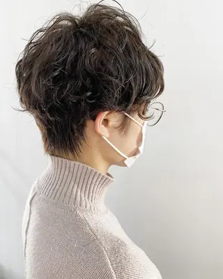 ショート パーマ フラム所属・WATANABE MISAKIのヘアスタイル