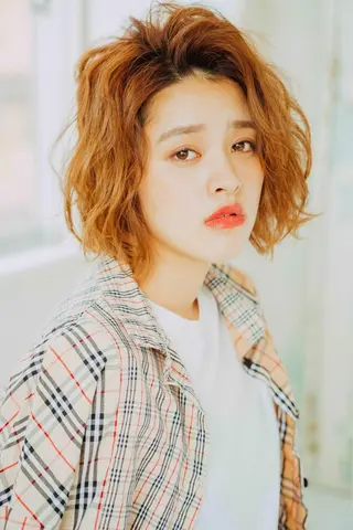 ショート カラー パーマ ヘアアレンジ メンズ キッズ ネイル マツエク・マツパ unu hair所属・藤井 仁紀のヘアスタイル