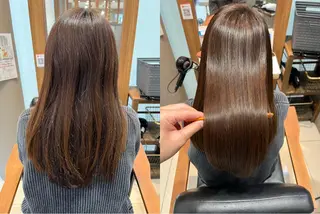 ロング パーマ ディレクター ノナカのヘアスタイル