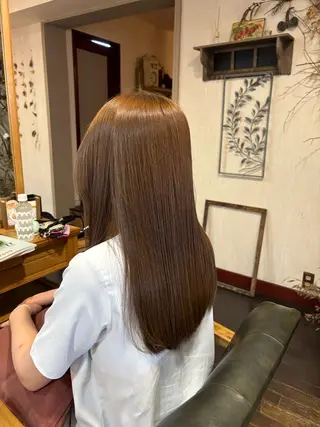 カラー アカリ😸🫶 カラーリスト🧡のヘアスタイル