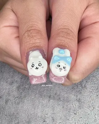 ネイル 3dパーツ/流行り 👧shushu❤️のネイルデザイン