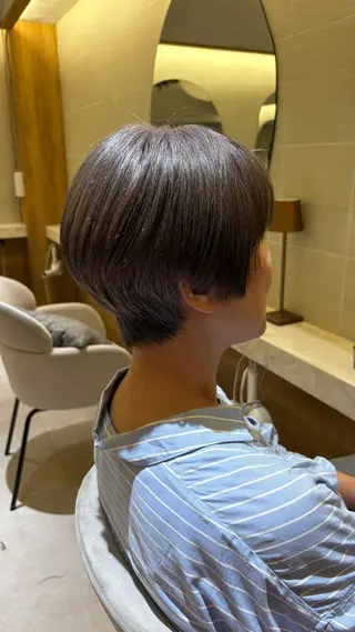 ショート 《無料カットモデル / perm》ナミのヘアスタイル