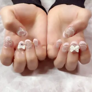 ネイル マジョリカ ブルーのネイルデザイン