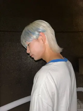 ミディアム カラー メンズ 【デザインカラー】 Ryutoのヘアスタイル