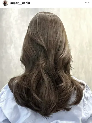 ロング 京都レイヤーカット うえひのヘアスタイル