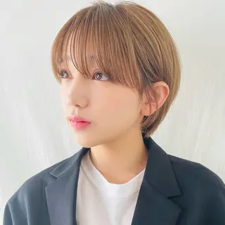 ショート カラー パーマ ヘアアレンジ ショートボブ縮毛矯正 髪質改善のプロ山道潤のヘアスタイル