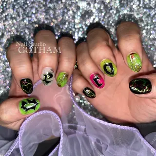 ネイル Nail Studio GOTHAM所属・高円寺駅からすぐ🌈 ネイルGOTHAMのネイルデザイン