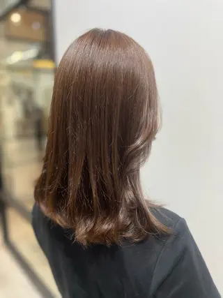 セミロング カラー 🫧ぷる艶カラー🫧 Yuubi🦩のヘアスタイル