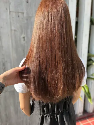 ロング カラー 梅原 姫🍬🐰のヘアスタイル