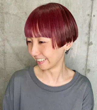ショート カラー direction所属・派手髪デザインカラー ヒロカのヘアスタイル