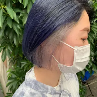 ショート カラー Lome'所属・✨ブリーチマスター✨ オクヤマヨウスケのヘアスタイル