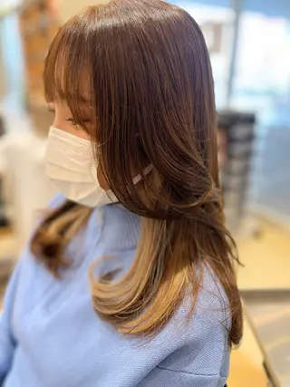 セミロング ツハショウヘイ #浜松#浜名区のヘアスタイル
