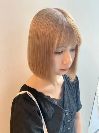 ショート masa/ボブ特化/ ぷつっとボブのヘアスタイル