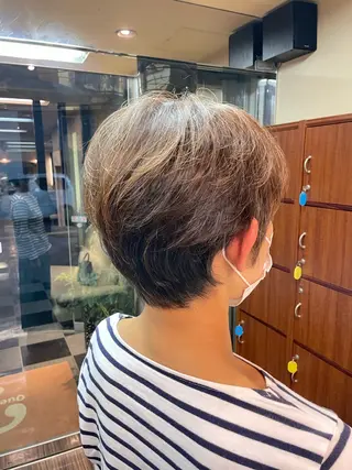 ショート 高取大将 /髪質改善/艶髪のヘアスタイル