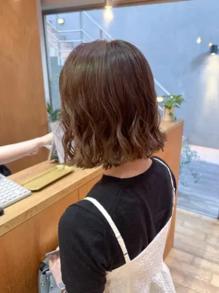 ショート パーマ 大橋 芽衣のヘアスタイル