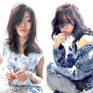 ミディアム ハイトーン💫 エクステ💫maiのヘアスタイル