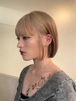 カラー ショートカット メンズカット/夕海のヘアスタイル