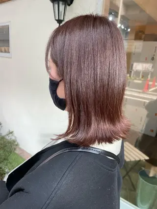 ミディアム カラー newi梅田🫧韓国 ヘア🫧sakiのヘアスタイル