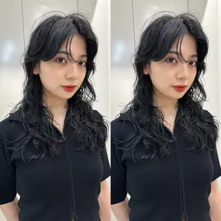 ミディアム パーマ 🌀perm 🌀のヘアスタイル