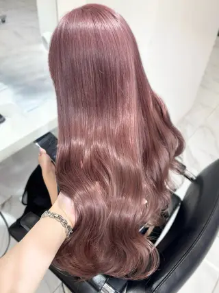 ロング カラー 盛れる顔周り🤍渋谷 Risa🎀のヘアスタイル