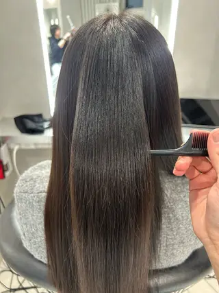 ミディアム 池袋/縮毛矯正/ 髪質改善/【光輝】のヘアスタイル