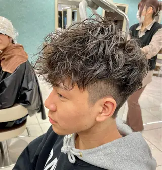 ショート パーマ メンズ 【メンズ特化】 池田大成✂︎のヘアスタイル