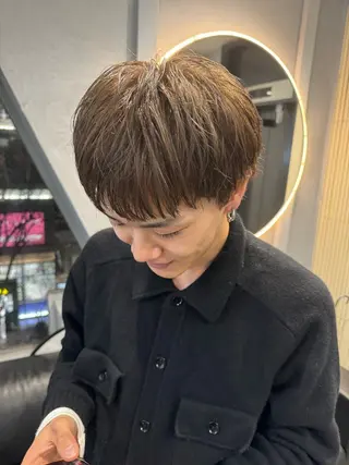 カラー メンズ dao/ミルクティー /ブラウン/ブロンドのヘアスタイル