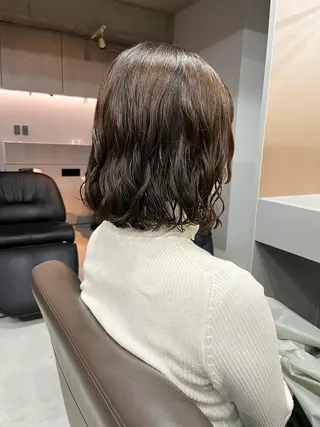 ショート パーマ ロングパーマ木村 ボブパーマのヘアスタイル