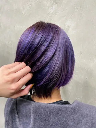ショート カラー ハイトーンカラー 🦋yuri🦋のヘアスタイル