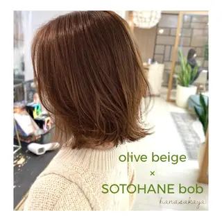 ミディアム カラー 平田 健一のヘアスタイル