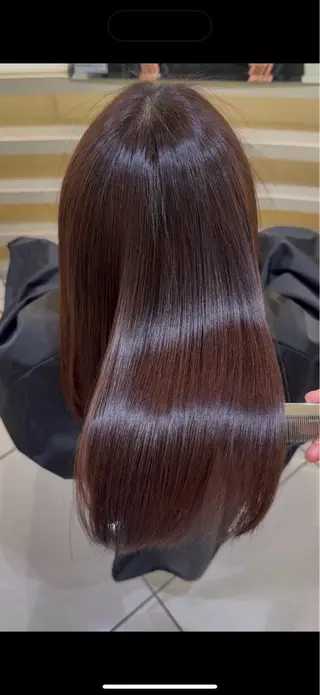 ミディアム 髪質改善/縮毛矯正/ 酸性ストレート/まやのヘアスタイル