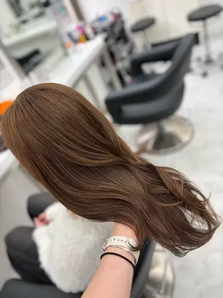 ロング カラー 🤍レイヤー/顔周り /hirari🤍のヘアスタイル