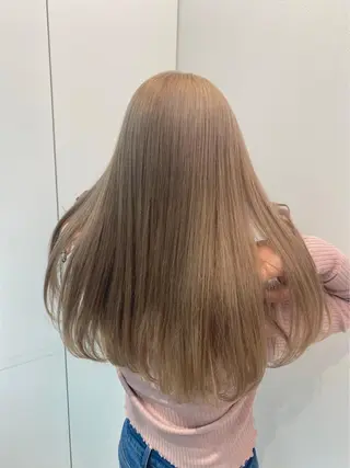 ロング トレンドモテカラー 🩷色落ちまで可愛くのヘアスタイル