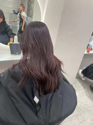 ロング 奥野 妃南のヘアスタイル