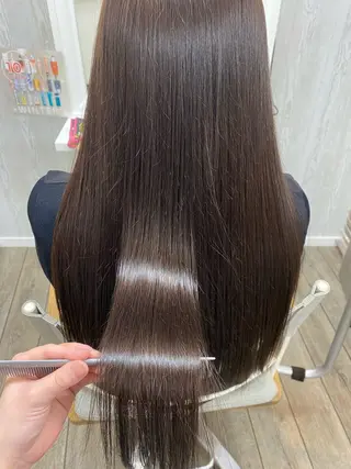 ロング カラー THETAふじみ野 野宮のヘアスタイル