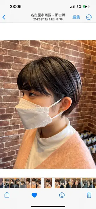 ミディアム カラー パーマ ヘアアレンジ メンズ キッズ ネイル マツエク・マツパ times salon名駅所属・久木原 ゆりのヘアスタイル