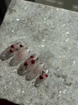 ネイル 三本 綾奈のネイルデザイン