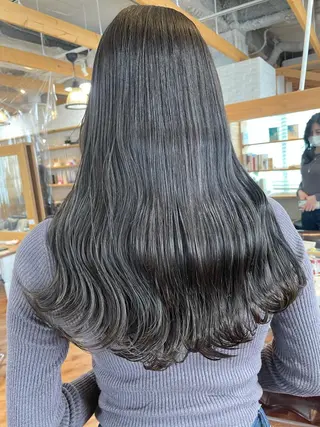 セミロング カラー hair salon Ranun髪質改善のヘアスタイル