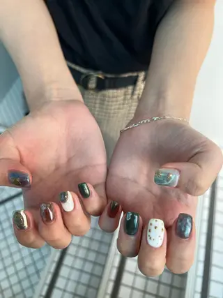 ネイル 【韓国ヘア・ネイル】 HINATA🍒のネイルデザイン