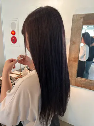 セミロング カラー 🎨デザイン🥇 美髪・艶髪　日暮千敬のヘアスタイル