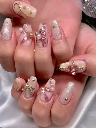 ネイル シェアサロンLei.g(レイジー)所属・3Dアートネイル💗 都築レナのネイルデザイン