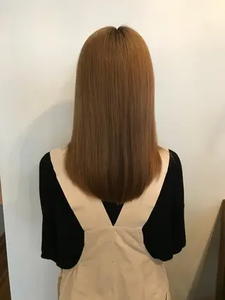 セミロング 福岡天神⭐︎ lotyのヘアスタイル