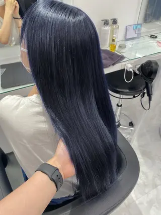 ロング カラー 💖大人韓国ヘア💖 韓国艶カラー【銀座】のヘアスタイル