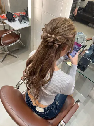 ヘアアレンジ 🖤ROSEL／ KUREA🖤のヘアスタイル