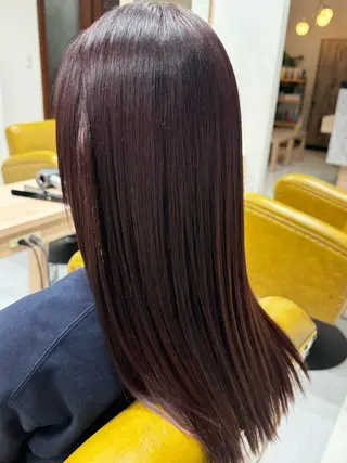 ロング カラー 大内 カオリのヘアスタイル