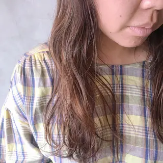 セミロング カラー ヘアアレンジ stylist/蛯谷 珠里のヘアスタイル