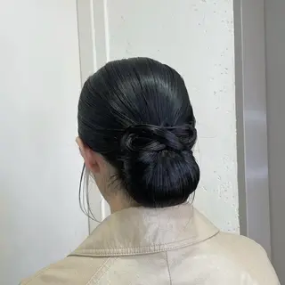 ヘアアレンジ 縮毛矯正ヘアアレンジ 🌸三輪知優🌸のヘアスタイル