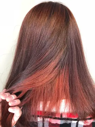 セミロング カラー メンズヘア特化 崎田 成人のヘアスタイル