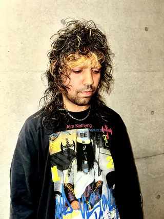 カラー パーマ メンズ デザインカラー⭐︎★ 🐆hyo🐆のヘアスタイル